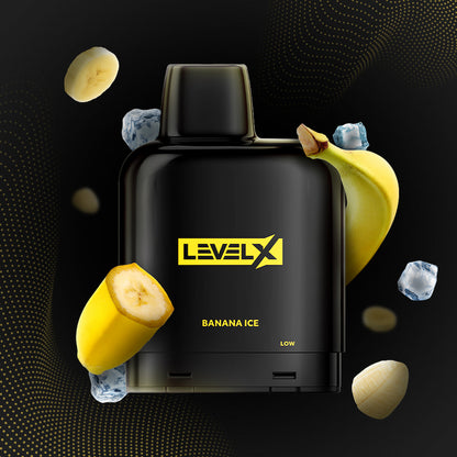 Flavour Beast Level X Essential Series 14mL Banana Ice  7000 Puffs 20mg