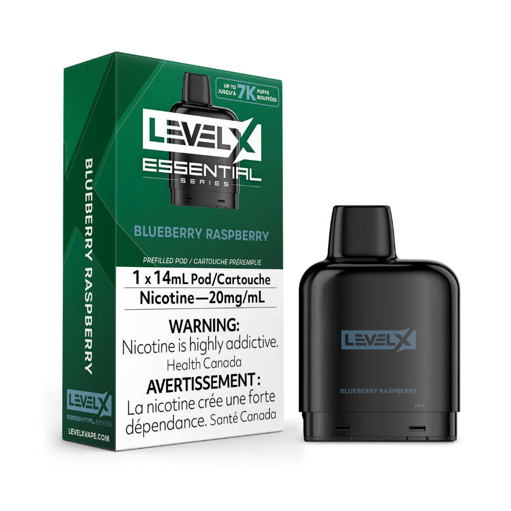 Flavour Beast Level X Essential Series 14mL Blueberry Raspberry 7000 Puffs 20mg