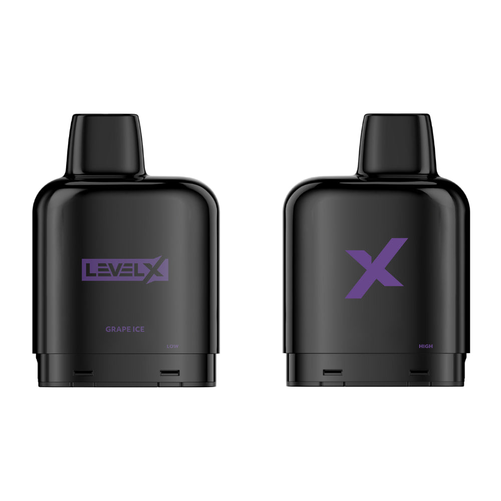 Flavour Beast Level X Essential Series 14mL Grape Ice 7000 Puffs 20mg