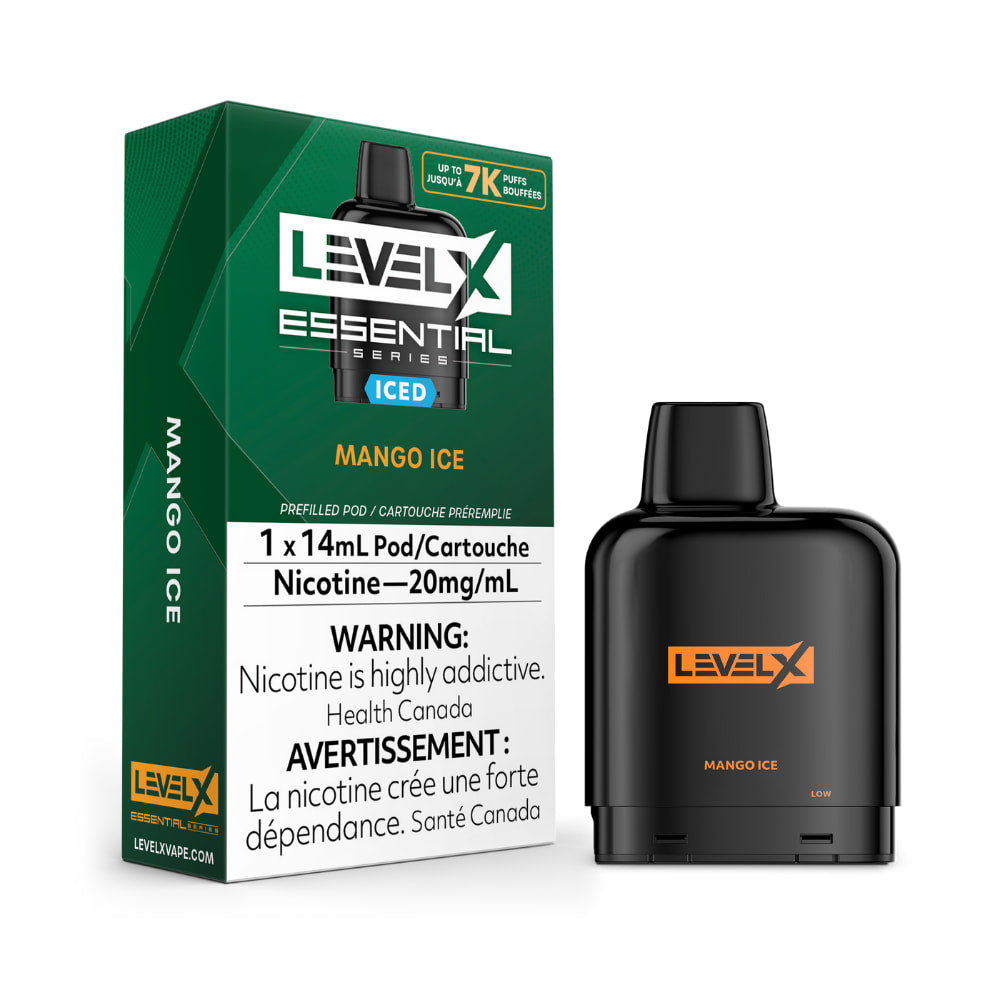 Flavour Beast Level X Essential Series 14mL Mango Ice 7000 Puffs 20mg