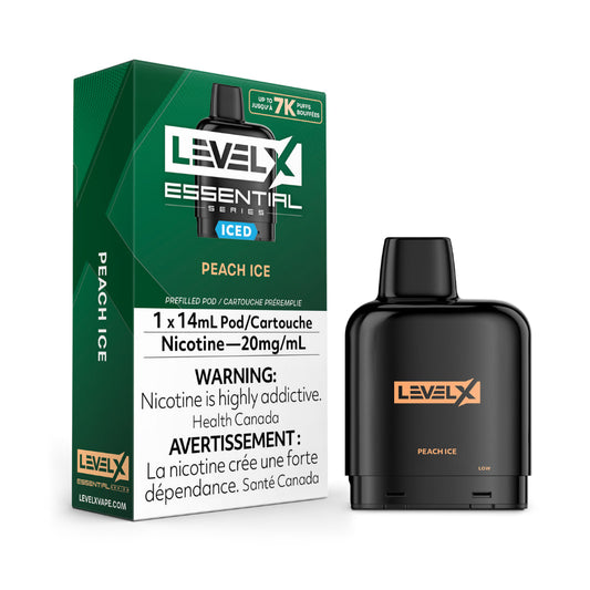 Flavour Beast Level X Essential Series 14mL Peach Ice 7000 Puffs 20mg