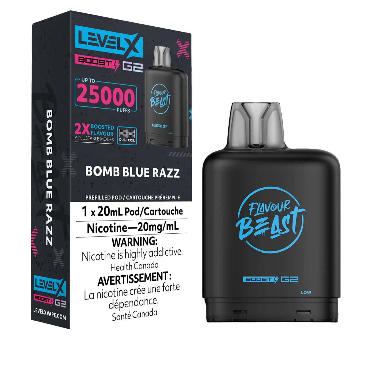 level-x-flavour-beast-g2-boost-25000-puffs-bomb-blue-razz-20-mg-3