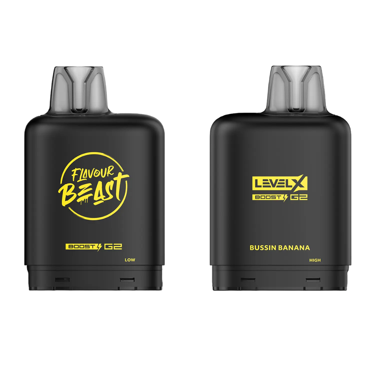 Level X Flavour Beast Boost G2 Iced Pod 20mL Bussin Banana 25000 Puffs