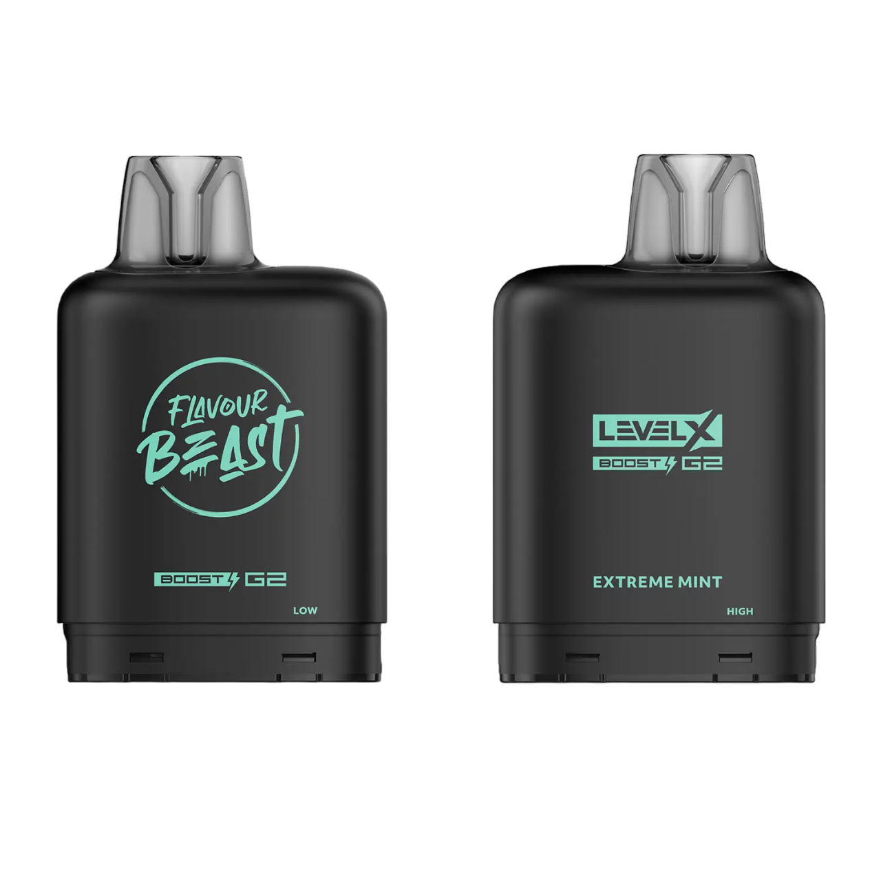 Level X Flavour Beast Boost G2 Iced Pod 20mL Extreme Mint 25000 Puffs