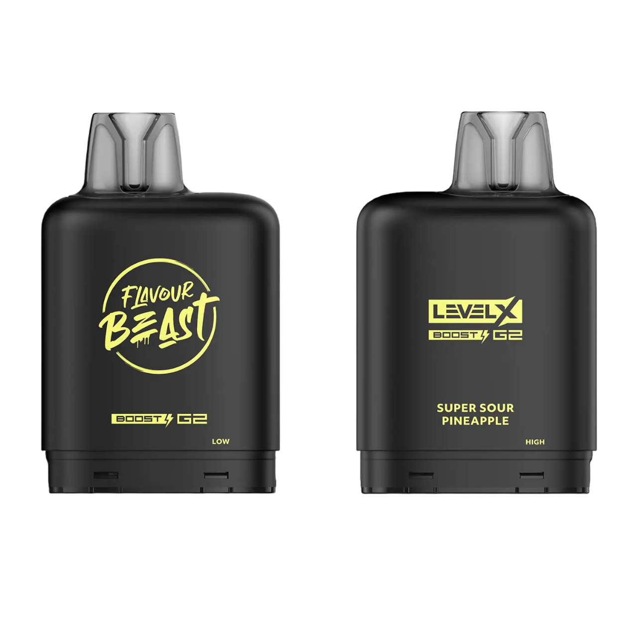 Level X Flavour Beast Boost G2 Iced Pod Super Sour Pineapple 25000 Puffs 20 mL 20 mg