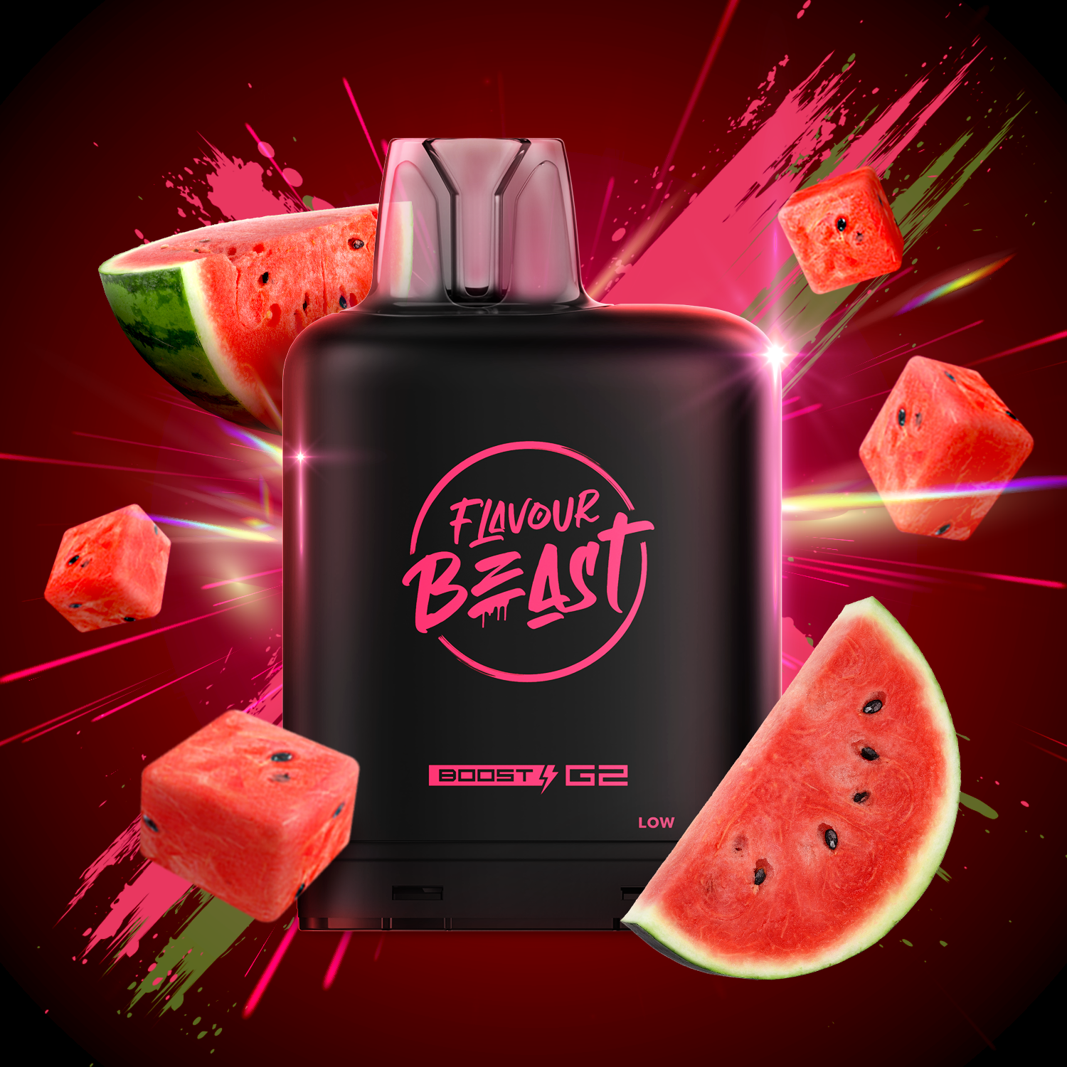 Level X Flavour Beast Boost G2 Pod 20mL Watermelon G 25000 Puffs