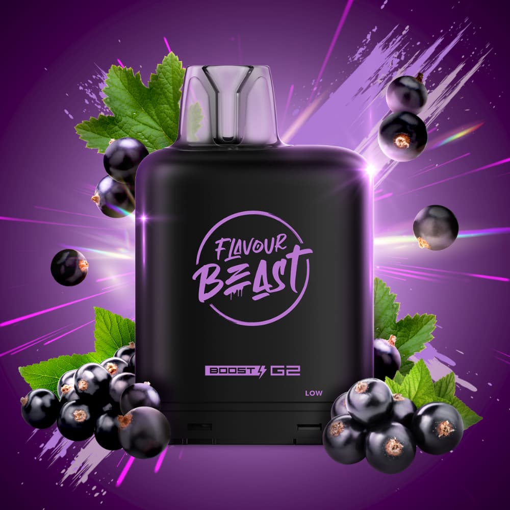 Level X G2 Boost Flavour Beast 20mL Bumpin' Blackcurrant 25000 Puffs 20mg