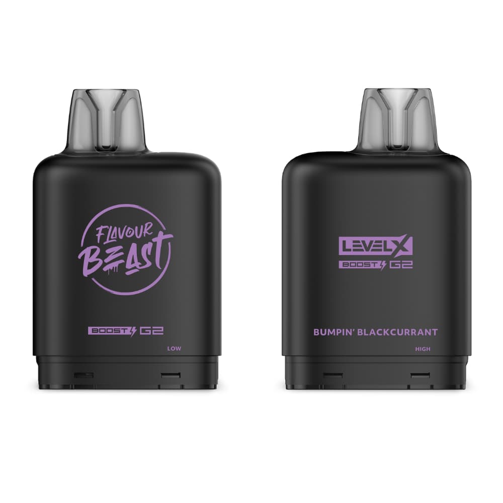 Level X G2 Boost Flavour Beast 20mL Bumpin' Blackcurrant 25000 Puffs 20mg