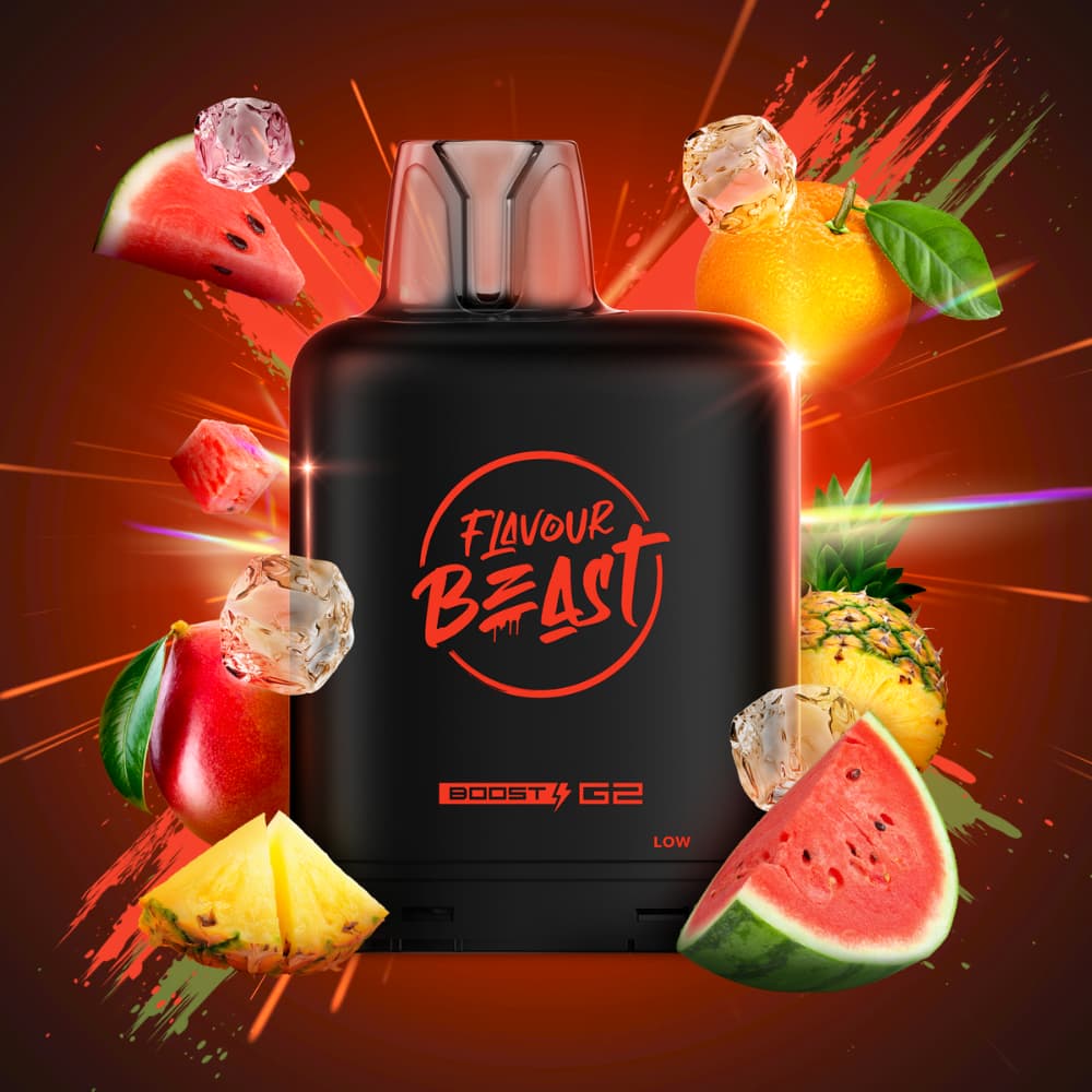 Level X G2 Boost Flavour Beast 20mL Woke Watermelon Tropica 25000 Puffs 20mg