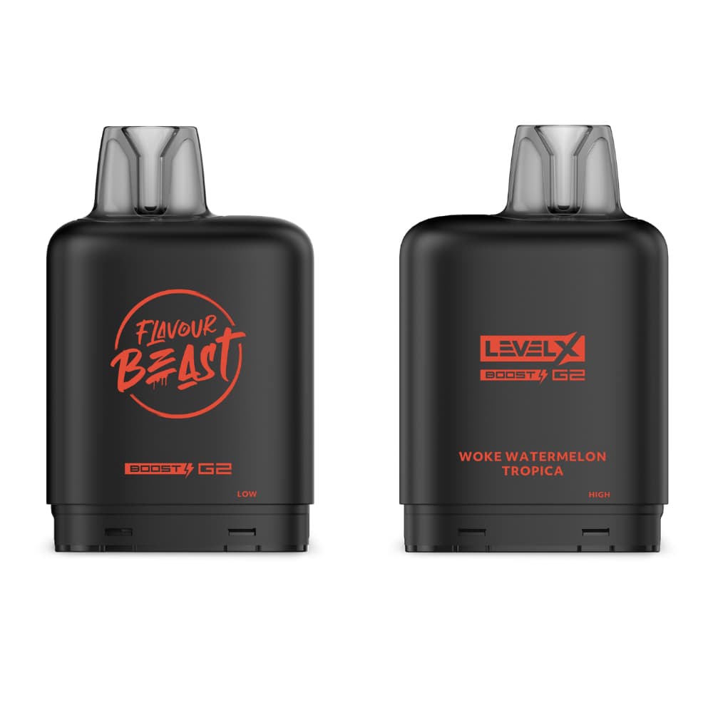 Level X G2 Boost Flavour Beast 20mL Woke Watermelon Tropica 25000 Puffs 20mg