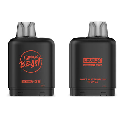 Level X G2 Boost Flavour Beast 20mL Woke Watermelon Tropica 25000 Puffs 20mg