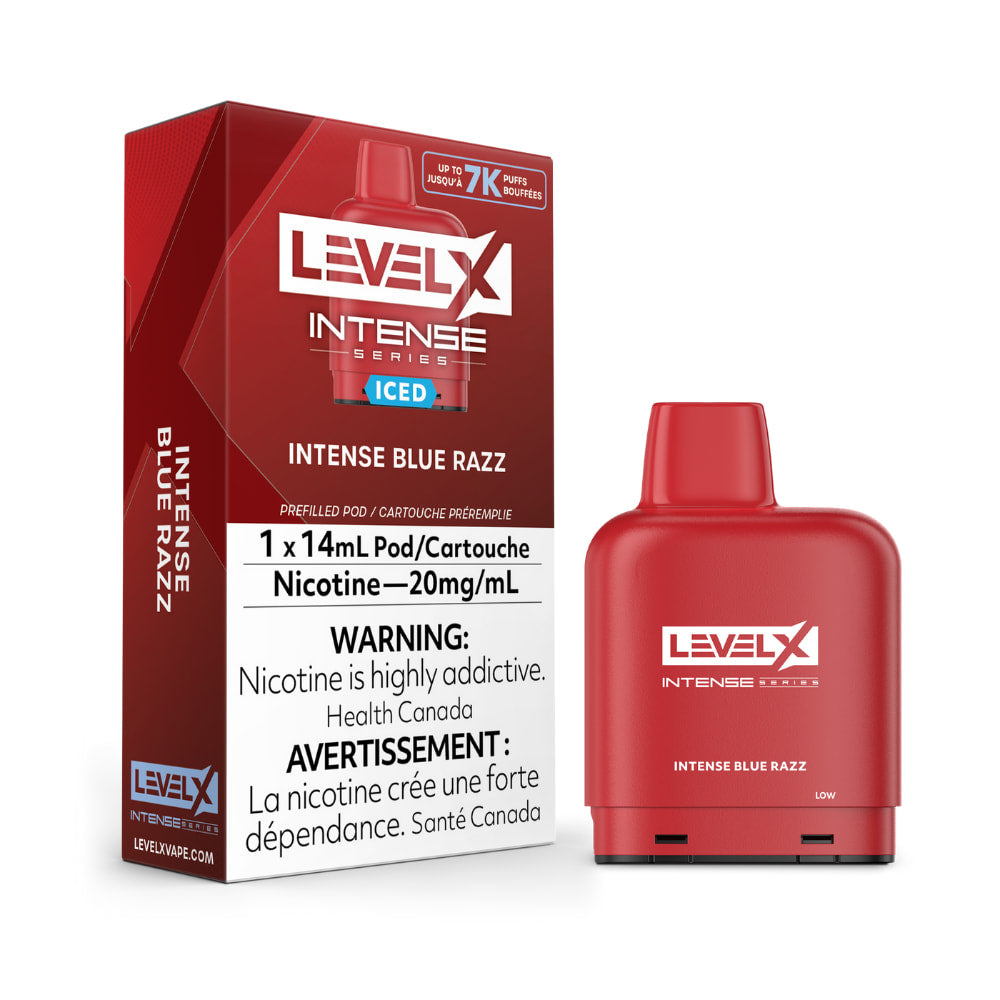 Flavour Beast Level X Intense Series 14mL Intense Blue Razz 7000 Puffs 20mg