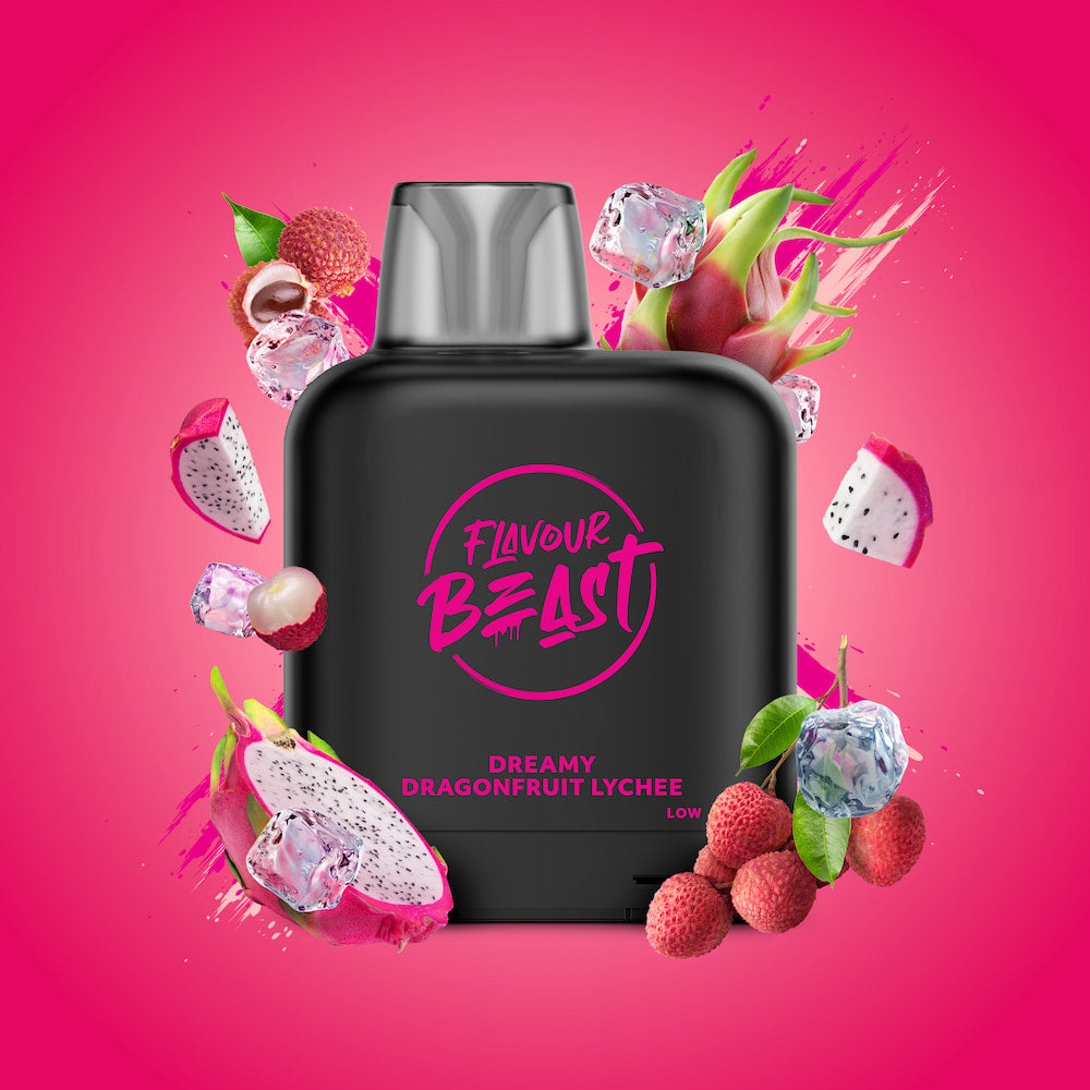 Flavour Beast Level X Iced Pod 14mL Dreamy Dragonfruit Lychee 7000 Puffs 20mg