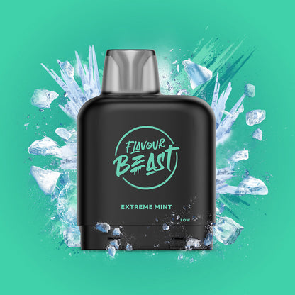 Flavour Beast Level X Iced Pod 14mL Extreme Mint 7000 Puffs 20mg