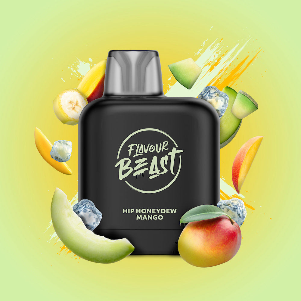 Flavour Beast Level X Iced Pod 14mL Hip Honeydew Mango 7000 Puffs 20mg