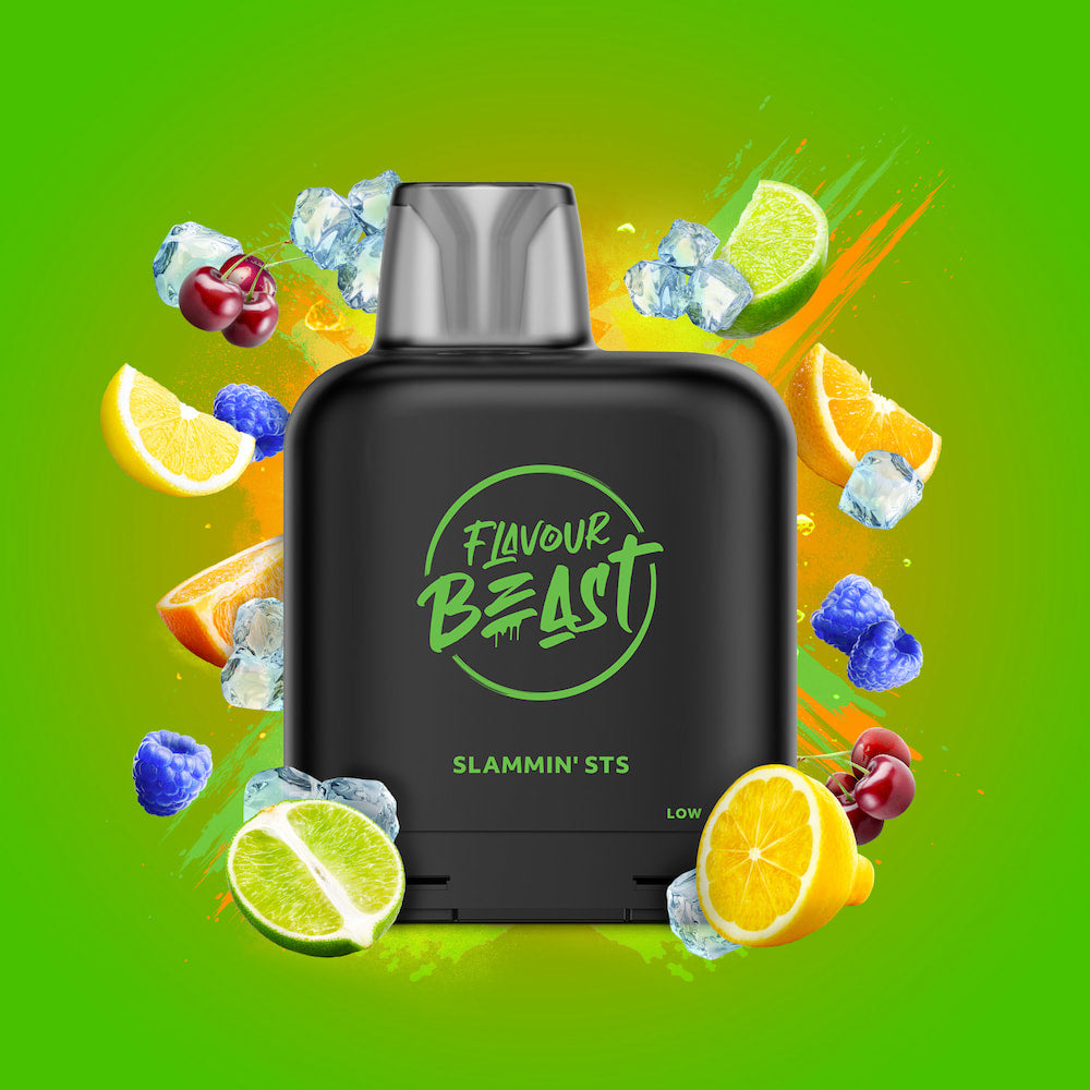 Flavour Beast Level X Iced Pod 14mL Slammin' Sts 7000 Puffs 20mg