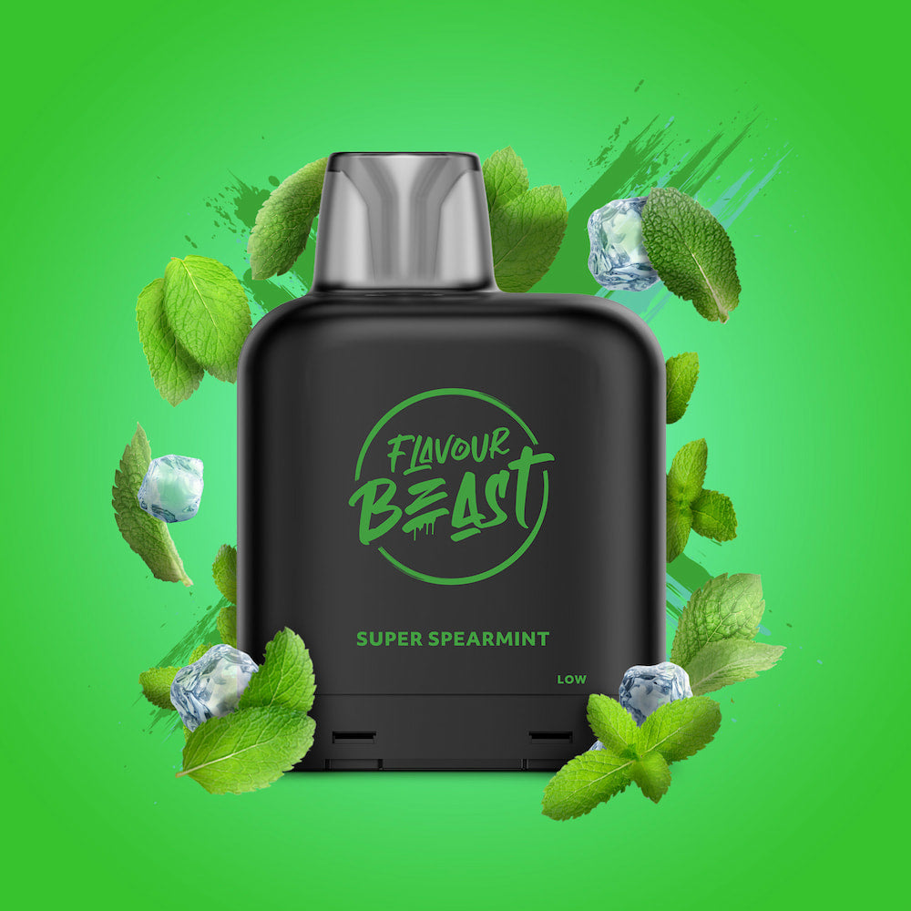 Flavour Beast Level X Iced Pod 14mL Super Spearmint 7000 Puffs 20mg