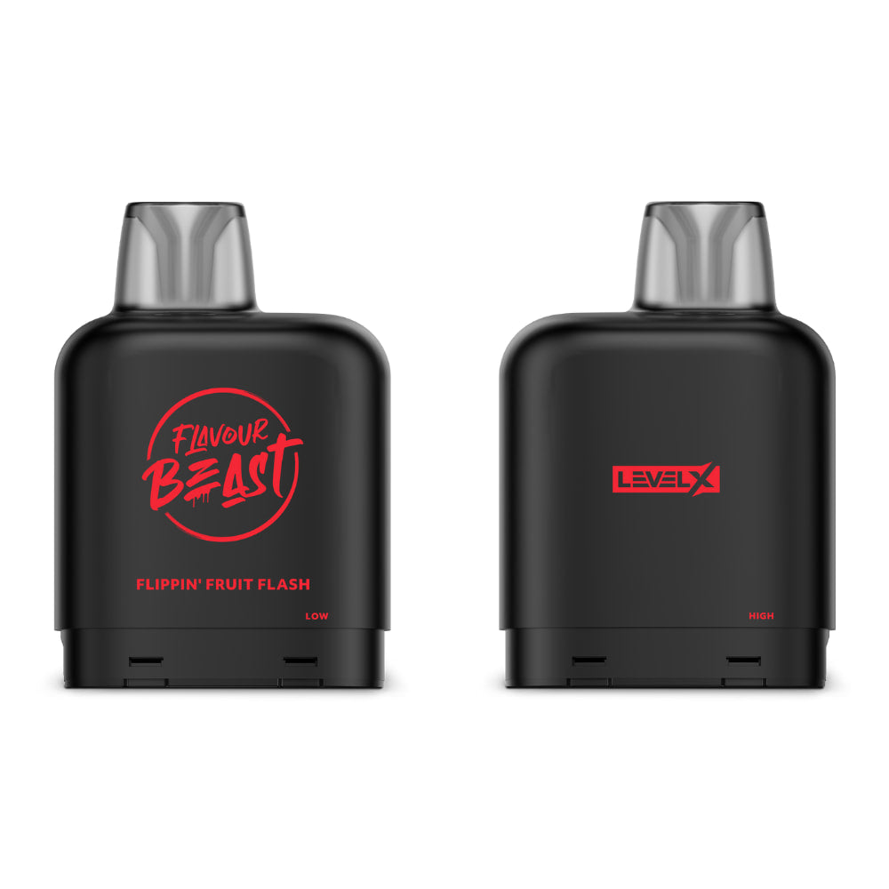 Flavour Beast Level X Pod 14mL Flippin Fruit Flash 7000 Puffs 20mg