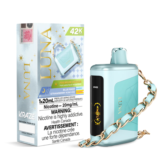 Kraze Luna – Blue Razz Strawberry Kiwi Ice