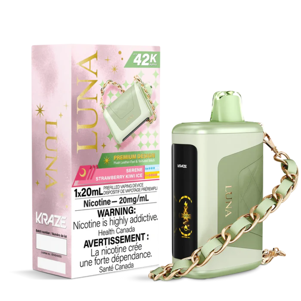 Kraze Luna – Serene Strawberry Kiwi Ice