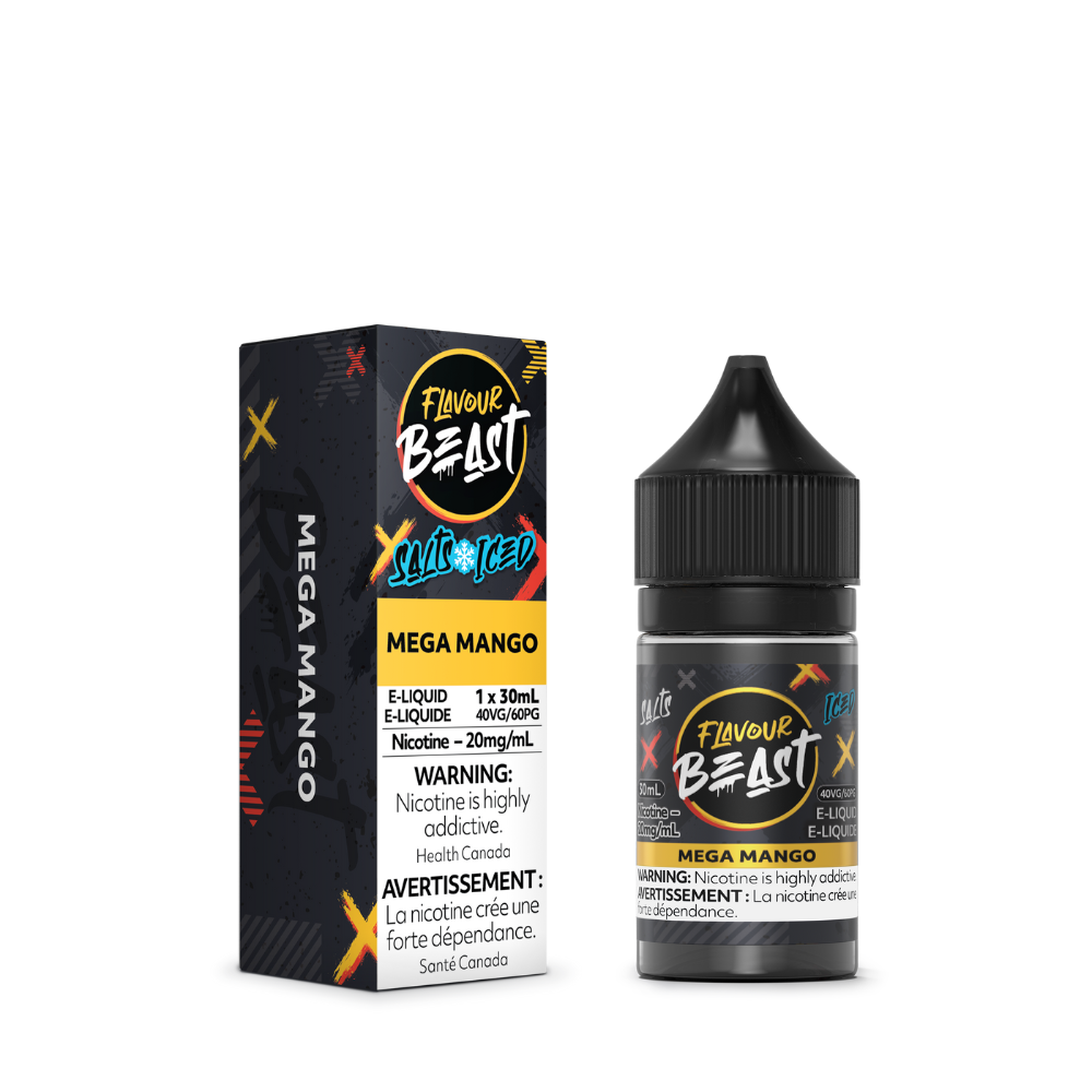 Flavour Beast ICE Salt Nic Vape Juice - Mega Mango (30ml)