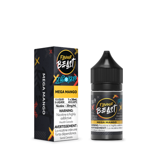 Flavour Beast ICE Salt Nic Vape Juice - Mega Mango (30ml)