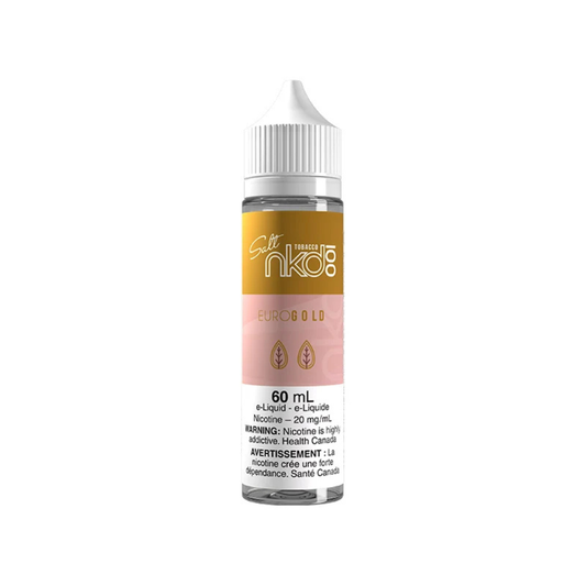 Naked 100 Tobacco Vape Juice Salt Nic - Euro Gold (60mL)