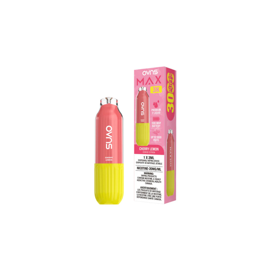 OVNS Max 3k Puffs Disposable Vape - Cherry Lemon