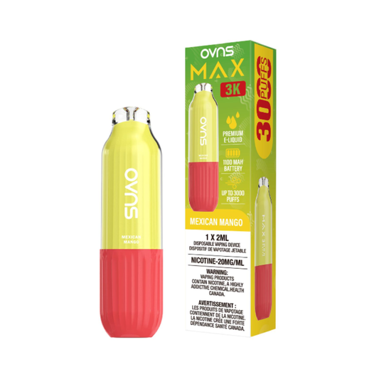 OVNS Max 3K Disposable Vape: Mexican Mango (2mL)