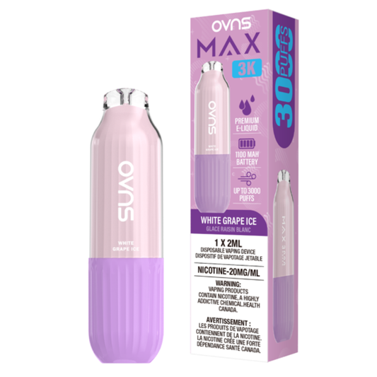 OVNS Max - White Grape Ice