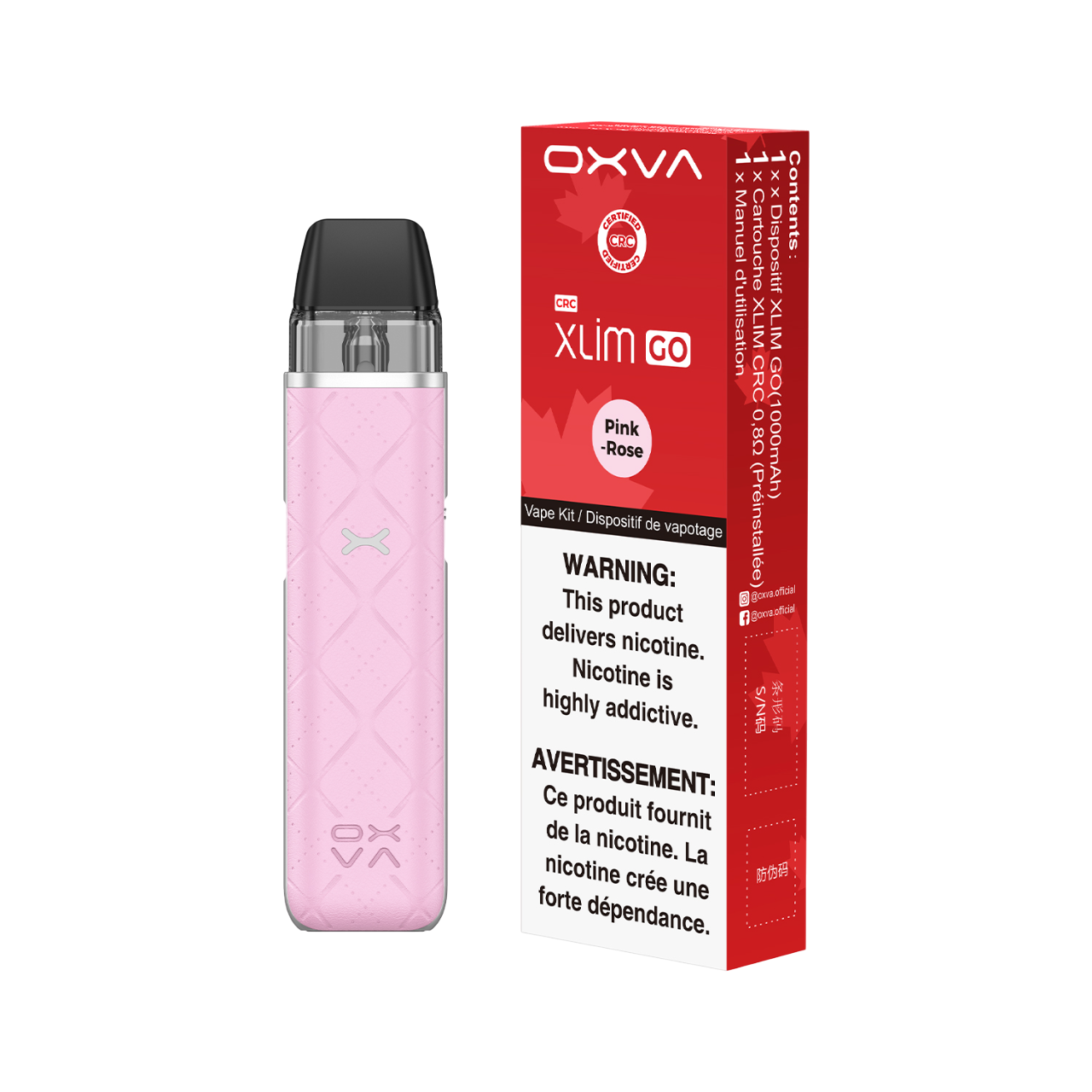 OXVA XLIM Go Vape Device Kit (Pink)