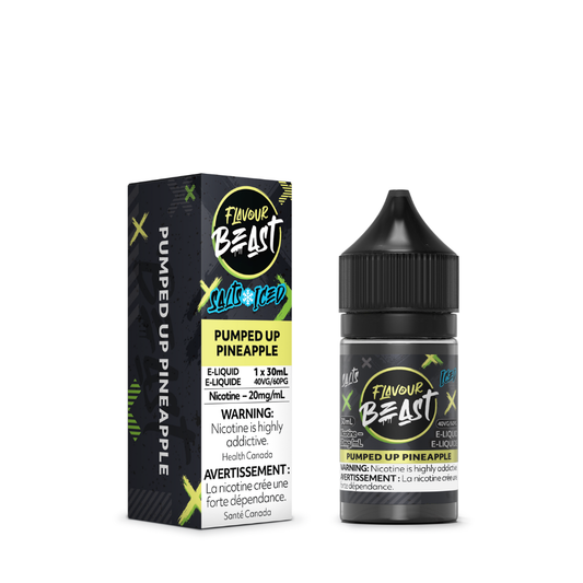 Flavour Beast ICE Salt Nic Vape Juice - Pumped Up Pineapple (30ml)