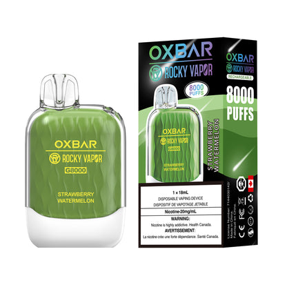 Rocky Vapor Oxbar G8000 Strawberry Watermelon Disposable 8000 Puffs 20mg