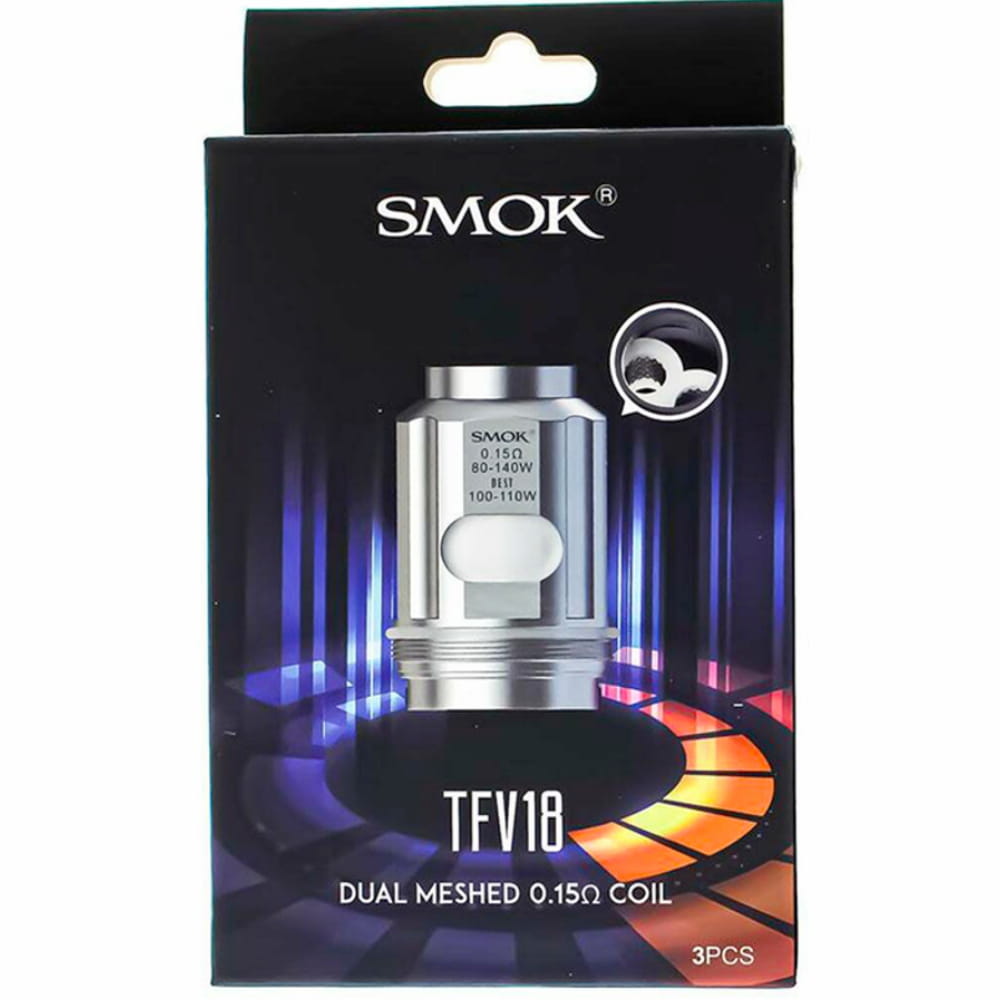 Smok TFV18 Dual Meshed Replacement Coils 0.15Ω (3 Pack)