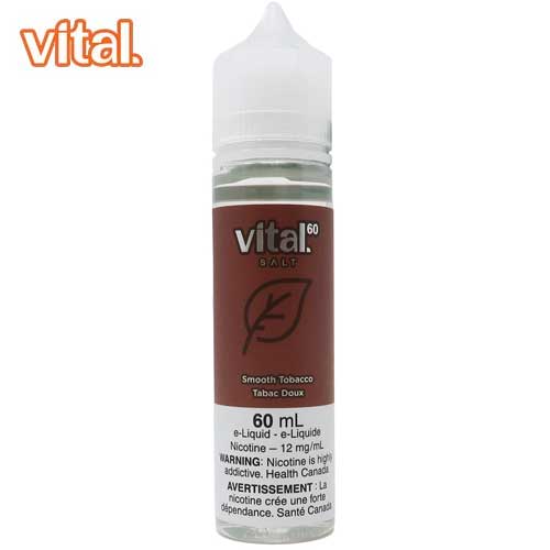 Vital 60 Salt Smooth Tobacco 60 ml Nicotine Free