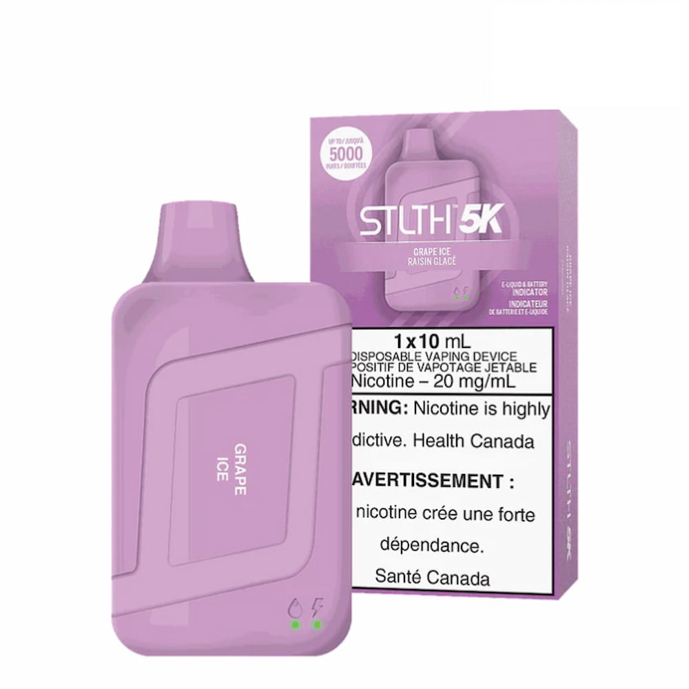 STLTH 5K Grape Ice 10mL 5000 Puffs 20mg