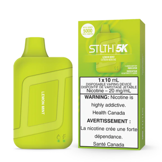 STLTH 5K Lemon Mint Ice 10mL 5000 Puffs 20mg