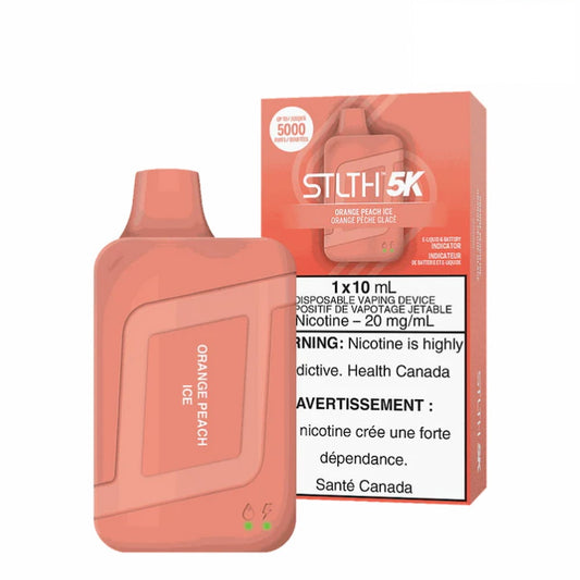 STLTH 5K Orange Peach Ice 10mL 5000 Puffs 20mg