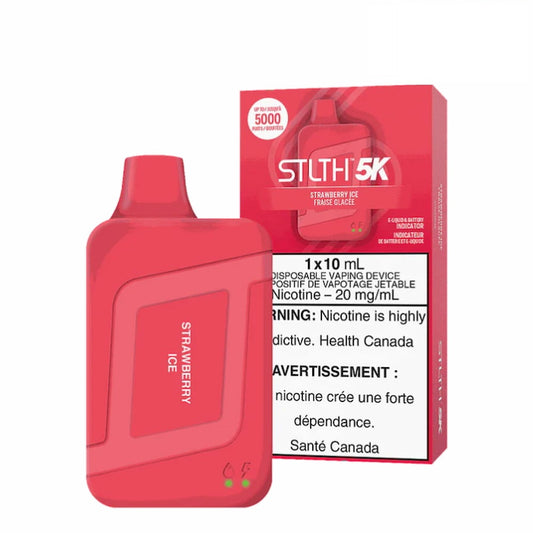 STLTH 5K Strawberry Ice 10mL 5000 Puffs 20mg