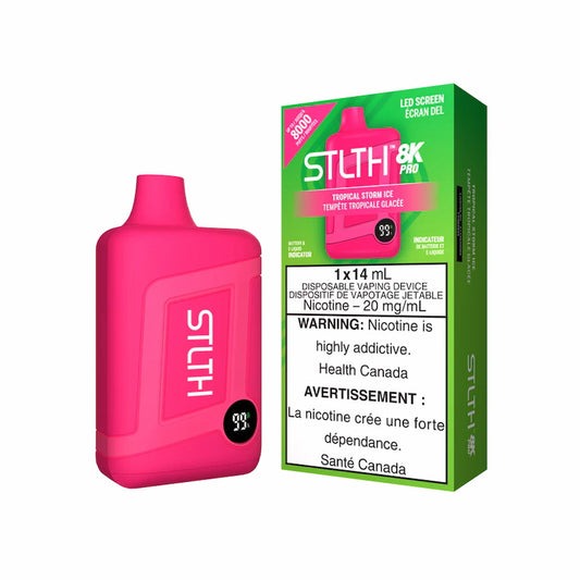 STLTH 8K Pro Disposable Tropical Storm Ice 14mL 8000 Puffs 20mg