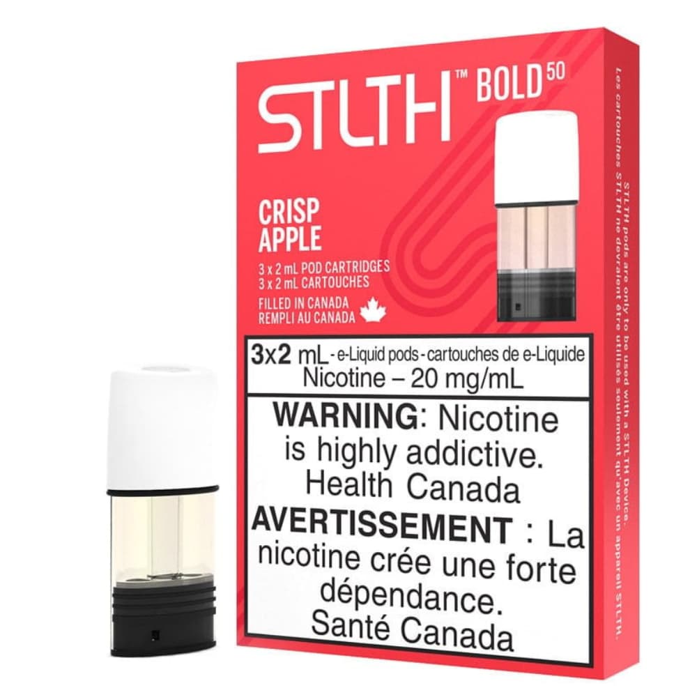 STLTH Crisp Apple Bold 50 3 x 2mL Pods