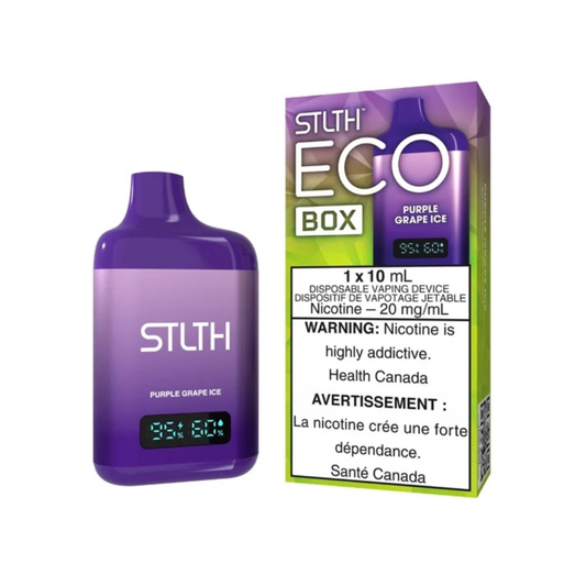 STLTH ECO Box Disposable Vape - Purple Grape Ice (10mL)