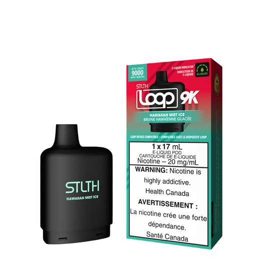 Stlth Loop 9k Pod Hawaiian Mist Ice 17mL 20mg