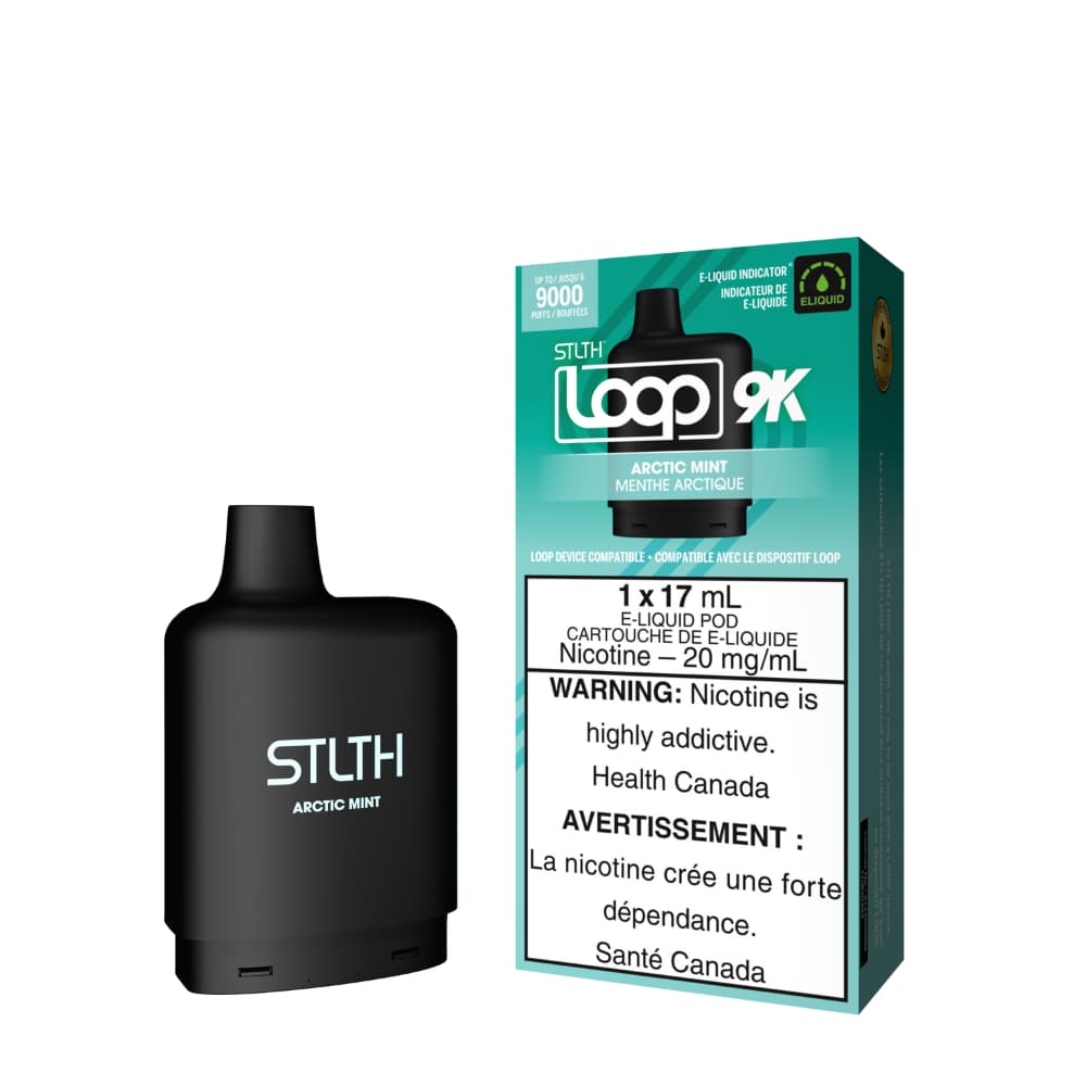 Stlth Loop 9k Pod Arctic Mint 17mL 20mg