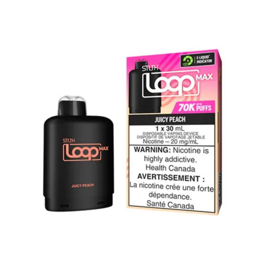 STLTH 70k Loop Max Pre-filled Vape Pod - Juicy Peach
