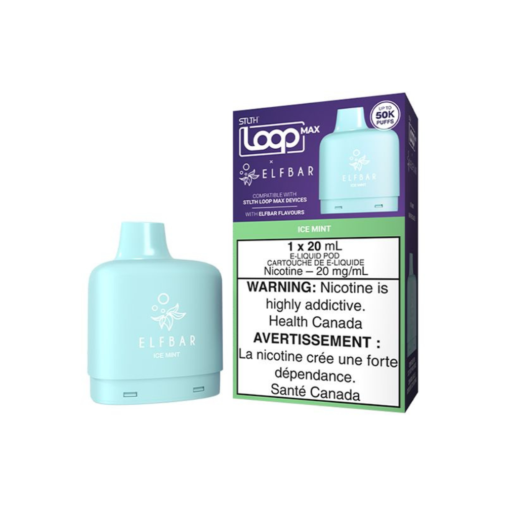 STLTH Loop Max X Elf Bar 50K Vape Pod – Ice Mint