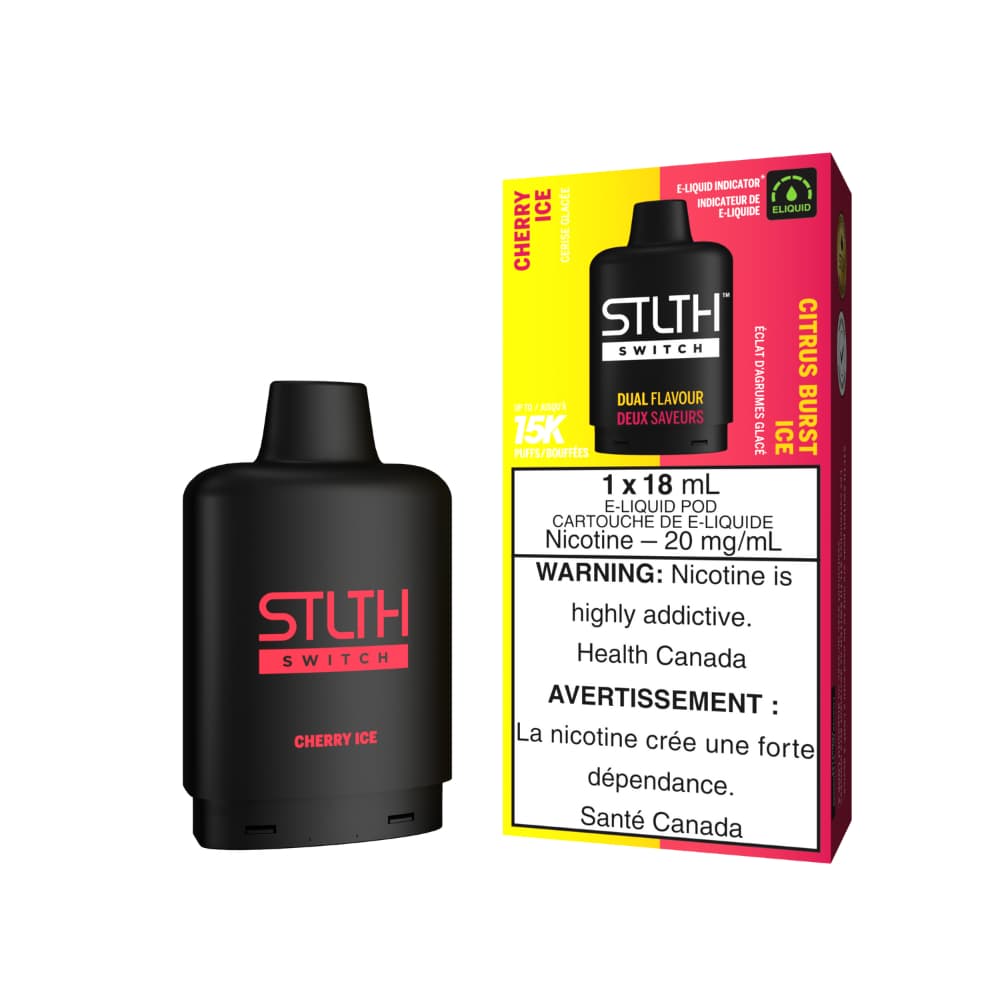 Stlth Switch Cherry Ice | Citrus Burst Ice 15000 20mg 18mL