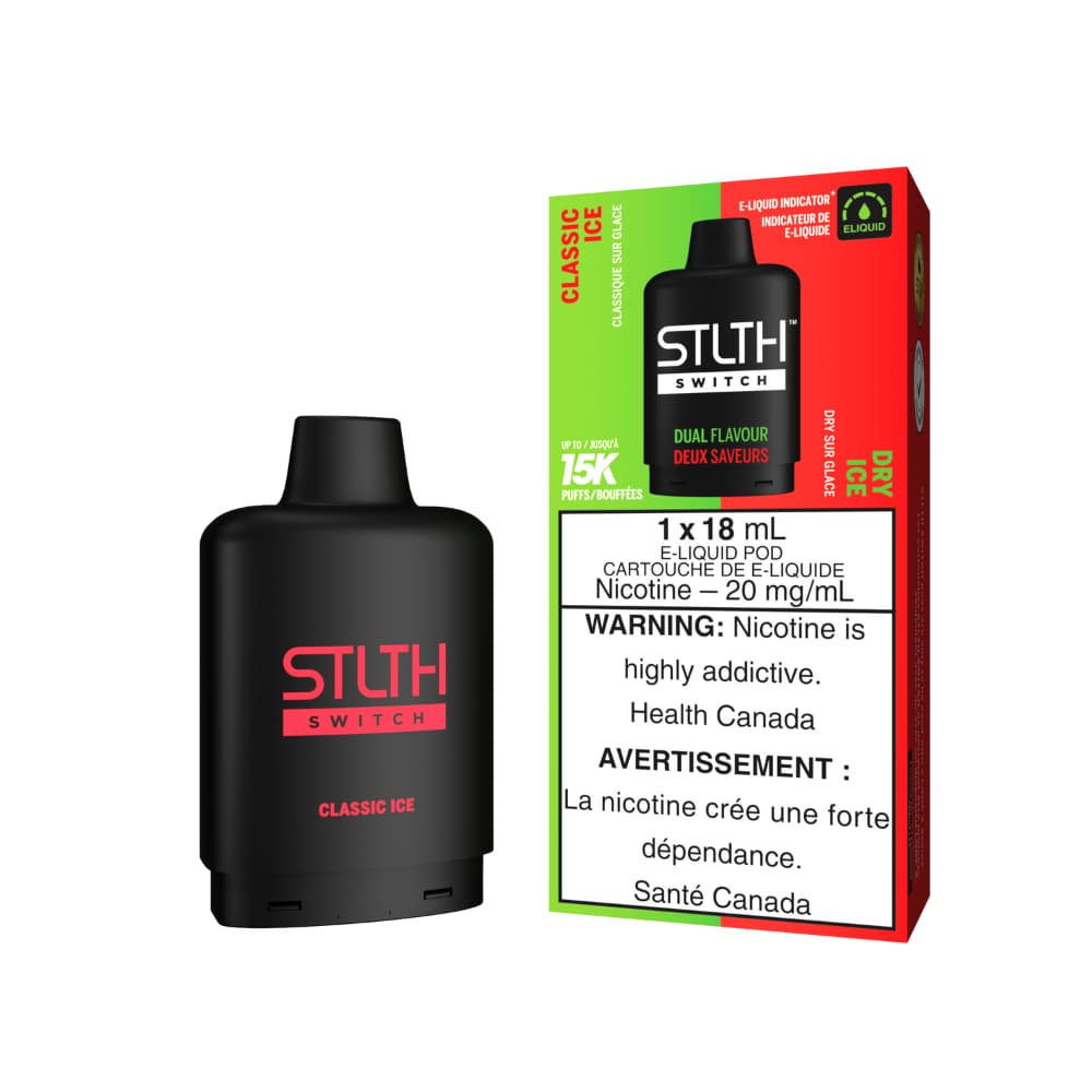 Stlth Switch Classic Ice | Dry Ice 15000 20mg 18mL
