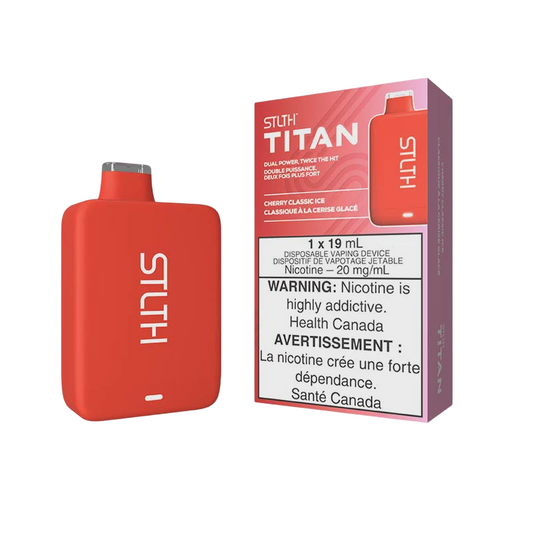 STLTH Titan Disposable Cherry Classic Ice 10000 Puffs 20mg