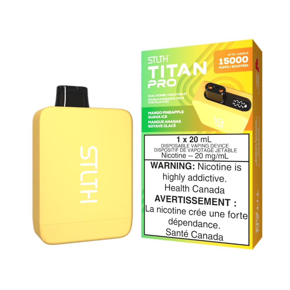 STLTH Titan Disposable Mango Pineapple Guava Ice 10000 Puffs 20mg